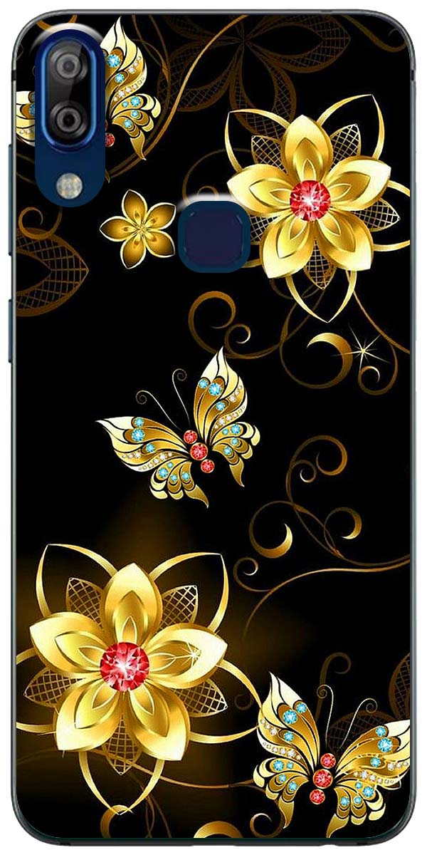 Ốp lưng dành cho Vsmart Active 1, Active 1+, Active 3, Live, Live 4 mẫu Hoa bướm vàng