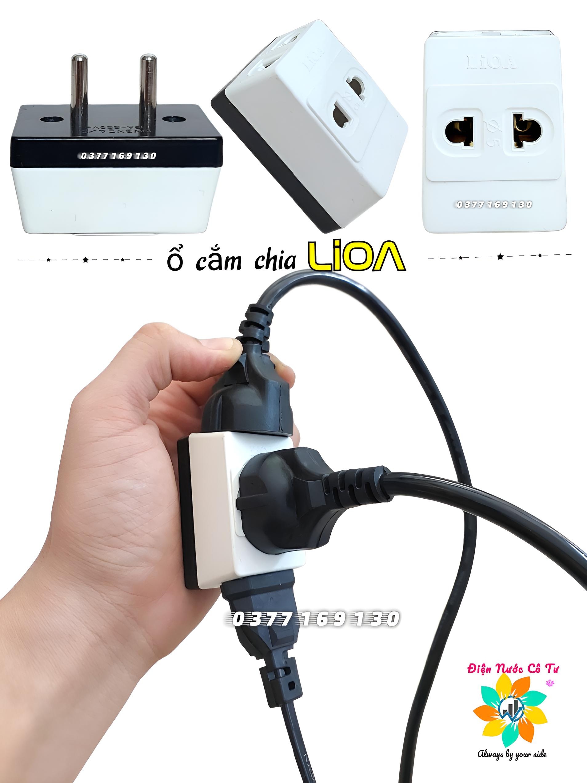 Ổ cắm chia 3 đa năng LiOA/Sopoka