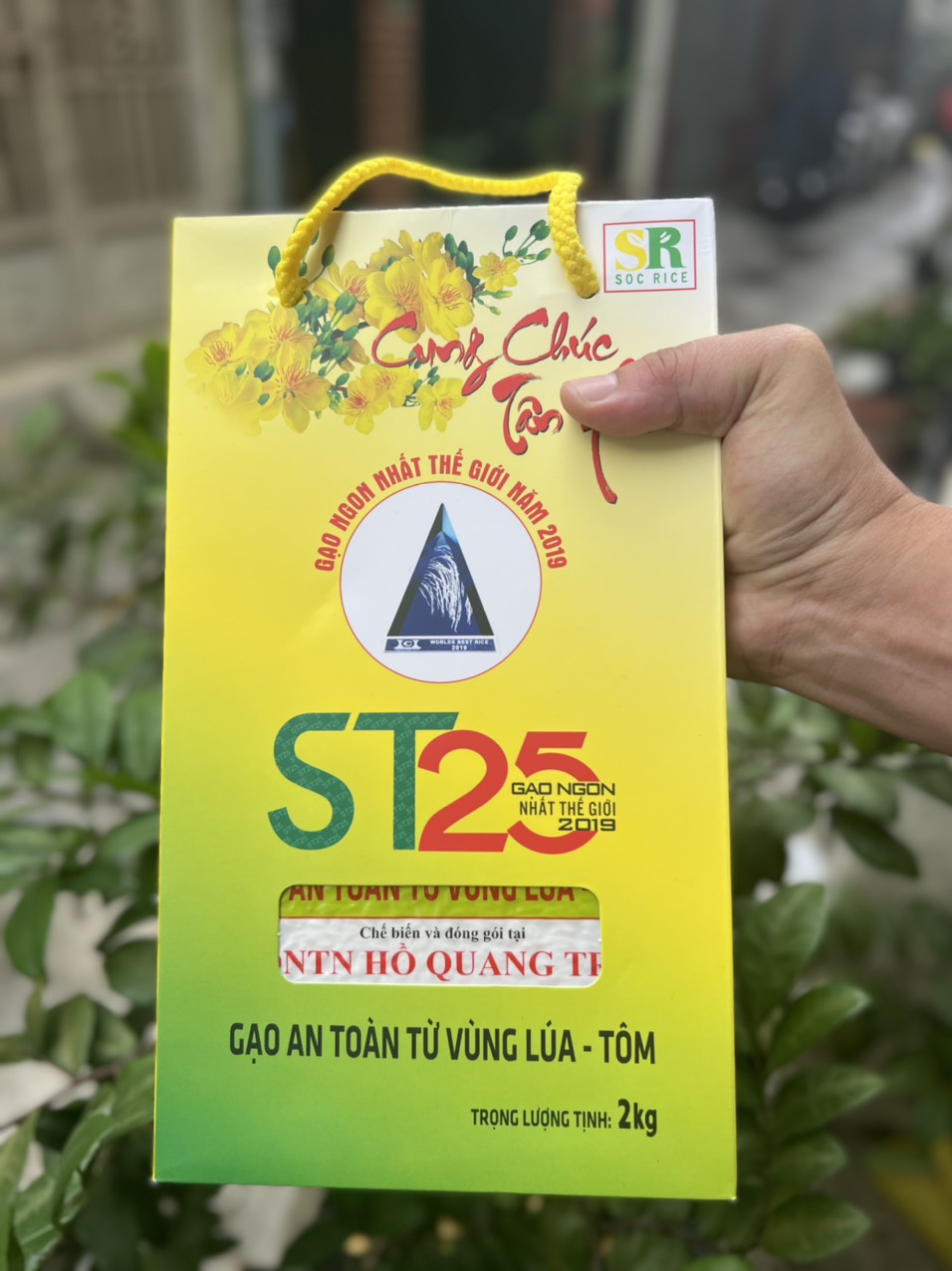 [Chính hãng] Gạo ST25 (Ông Cua) lúa tôm - cao cấp - hộp 2kg