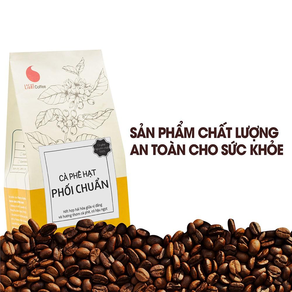 Cà phê Hạt rang Phối chuẩn Light Coffee Gói 500g