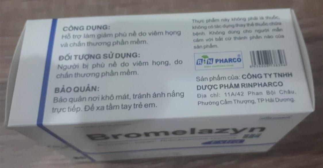 [HCM]THỰC PHẨM CHỨC NĂNG BROMELAZYN EXTRA – HỖ TRỢ GIẢM ĐAU