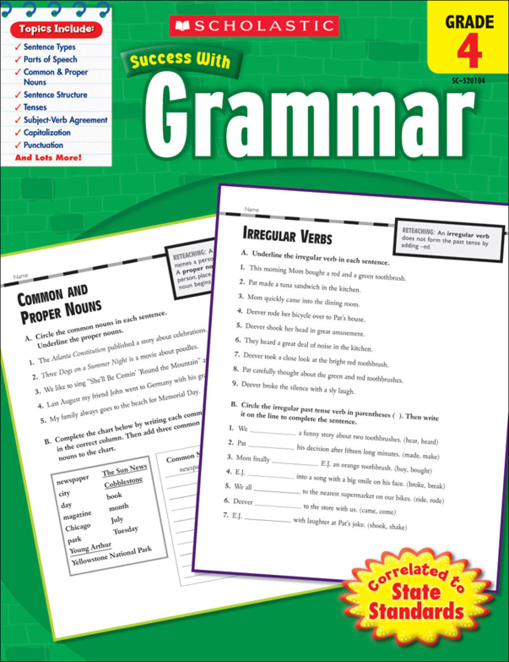 SCHOLASTIC SUCCESS WITH GRAMMAR 1-6 (Sách đen trắng)