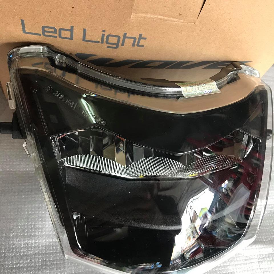 Pha led 2 tầng Zhipat Đen gắn Wave A