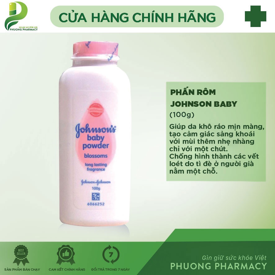 Phấn Thơm Johnson's Baby 100g Blossoms Powder P036