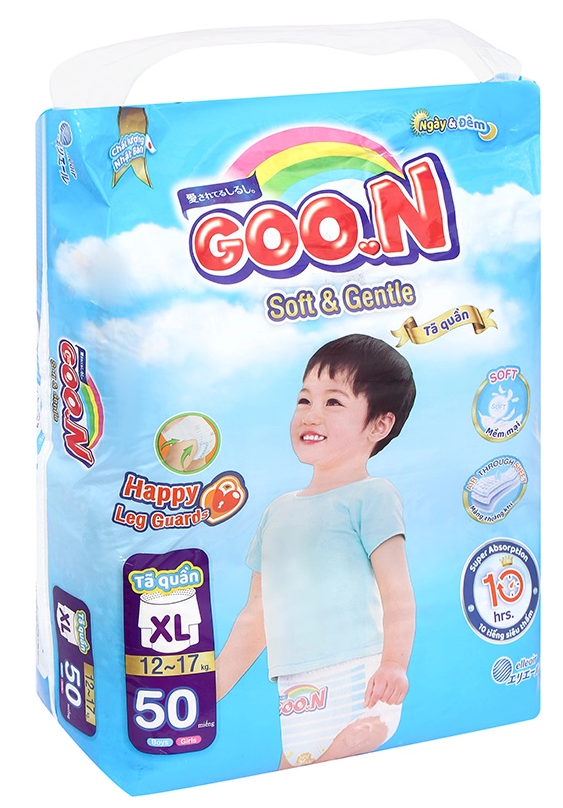 Tã quần Goon size XL 50 miếng (12-17 Kg)