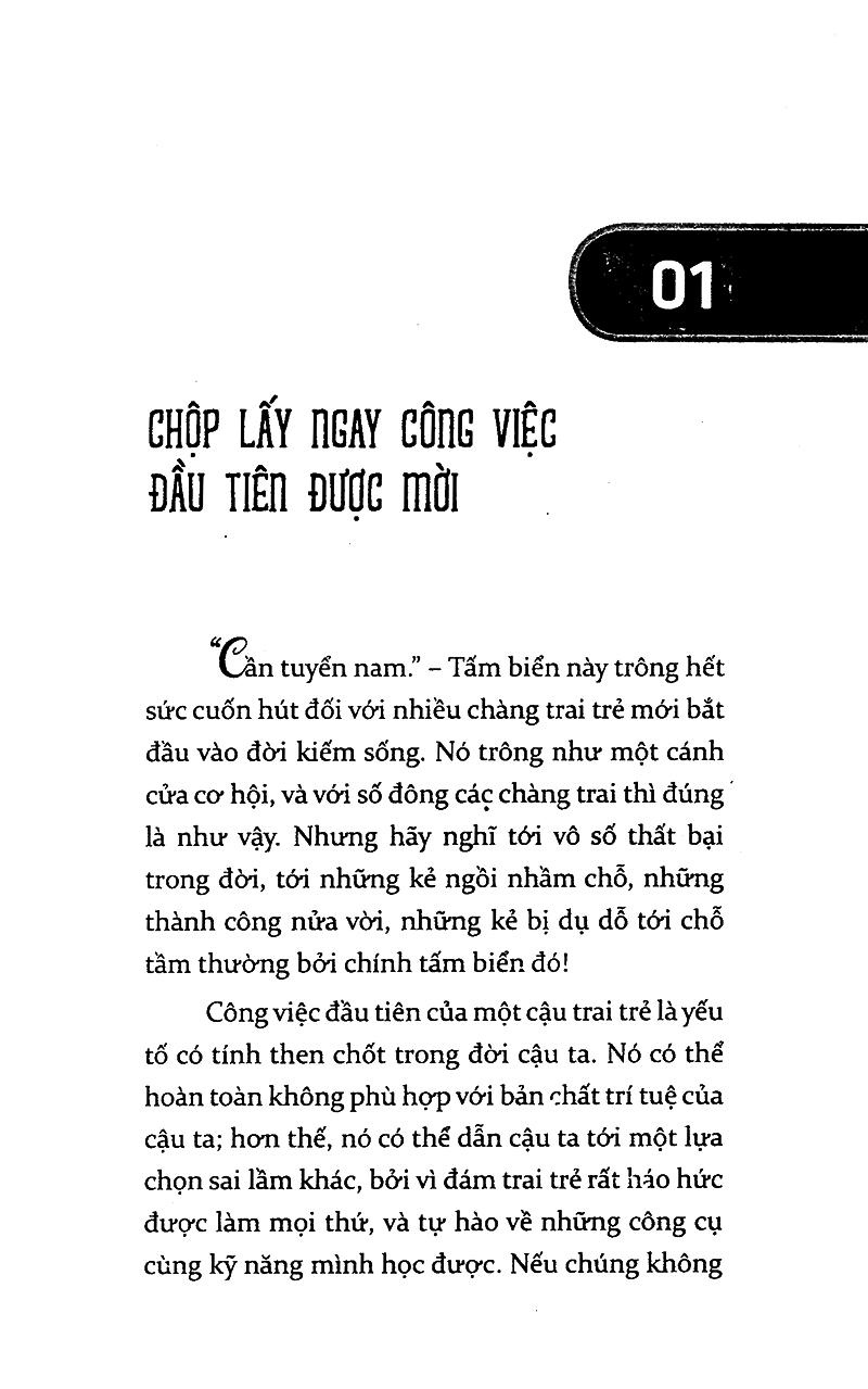 Người chọn nghề hay nghề chọn người