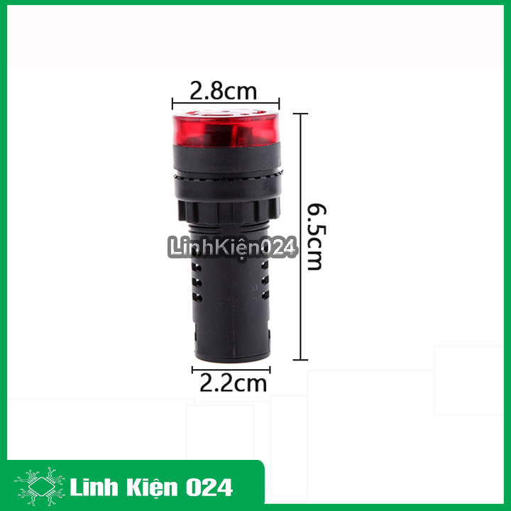 đèn báo nguồn - Đèn Báo Nguồn 24VDC