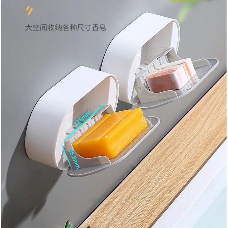 Kệ để xà phòng ECOCO dính tường cao cấp 2119