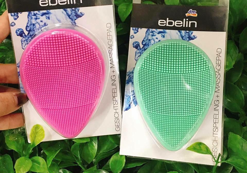 Pad rửa mặt/ massage mặt silicon Ebelin Đức