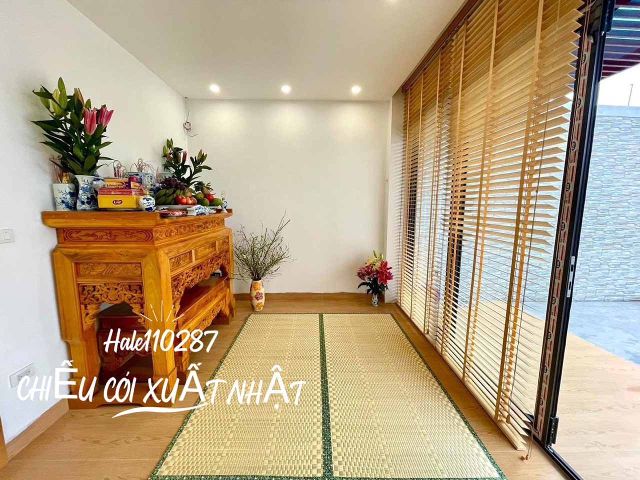 CHIẾU CÓI TATAMI kích thước 1m8 x 2m