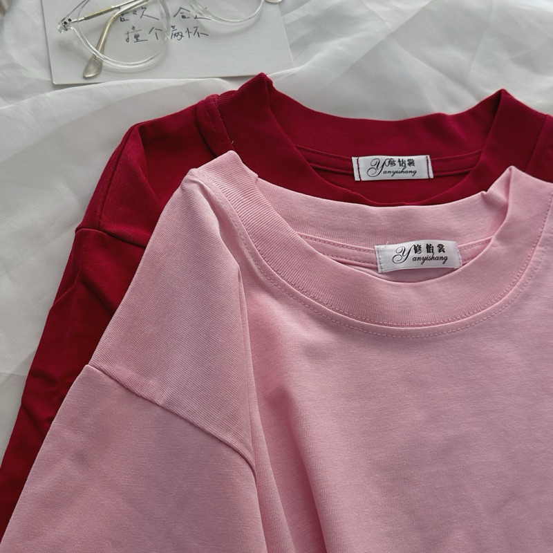 ÁO BABY TEE áo thun nữ trơn basic chất cotton cao cấp dưới 54kg