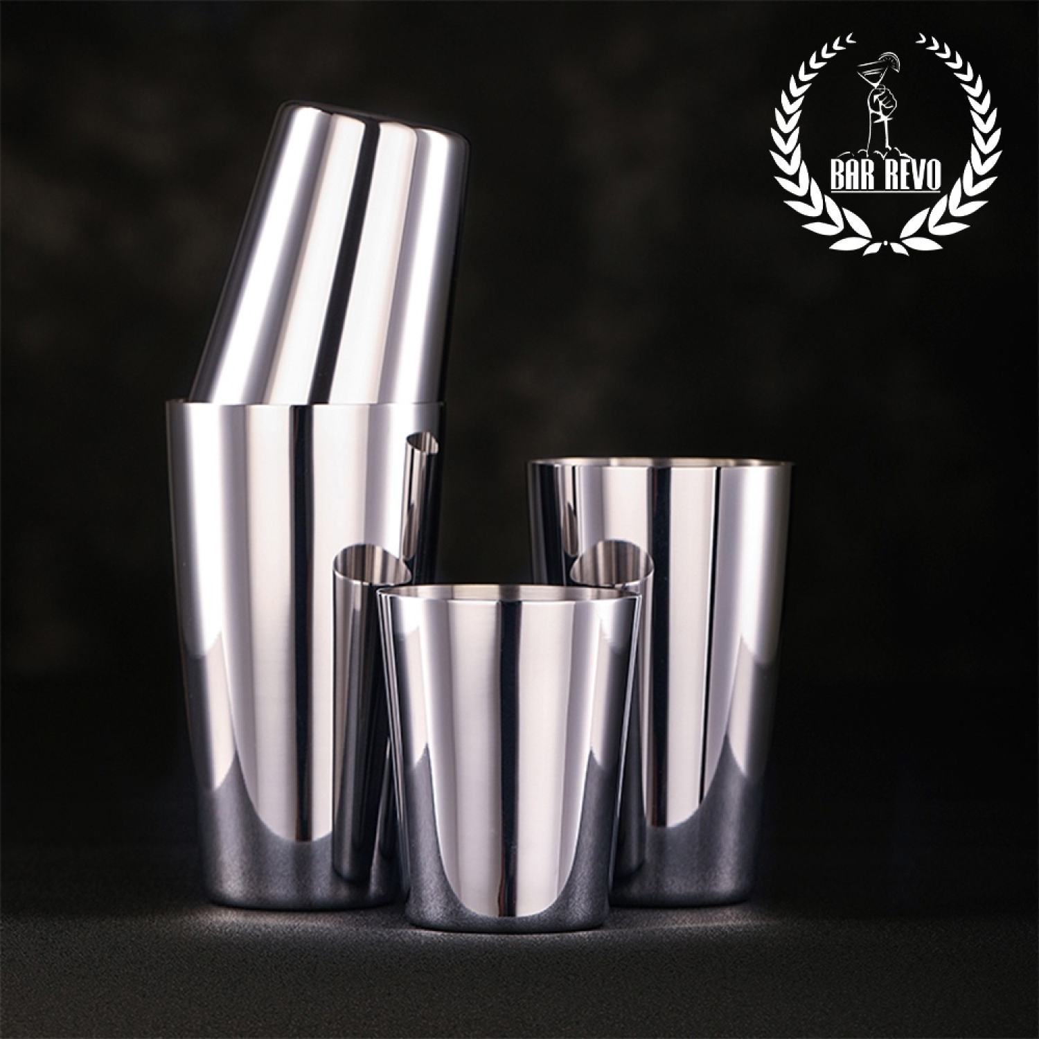 Japan Style Boston Shaker - Dụng cụ bartender - Shaker 2 Mảnh Đáy Liền