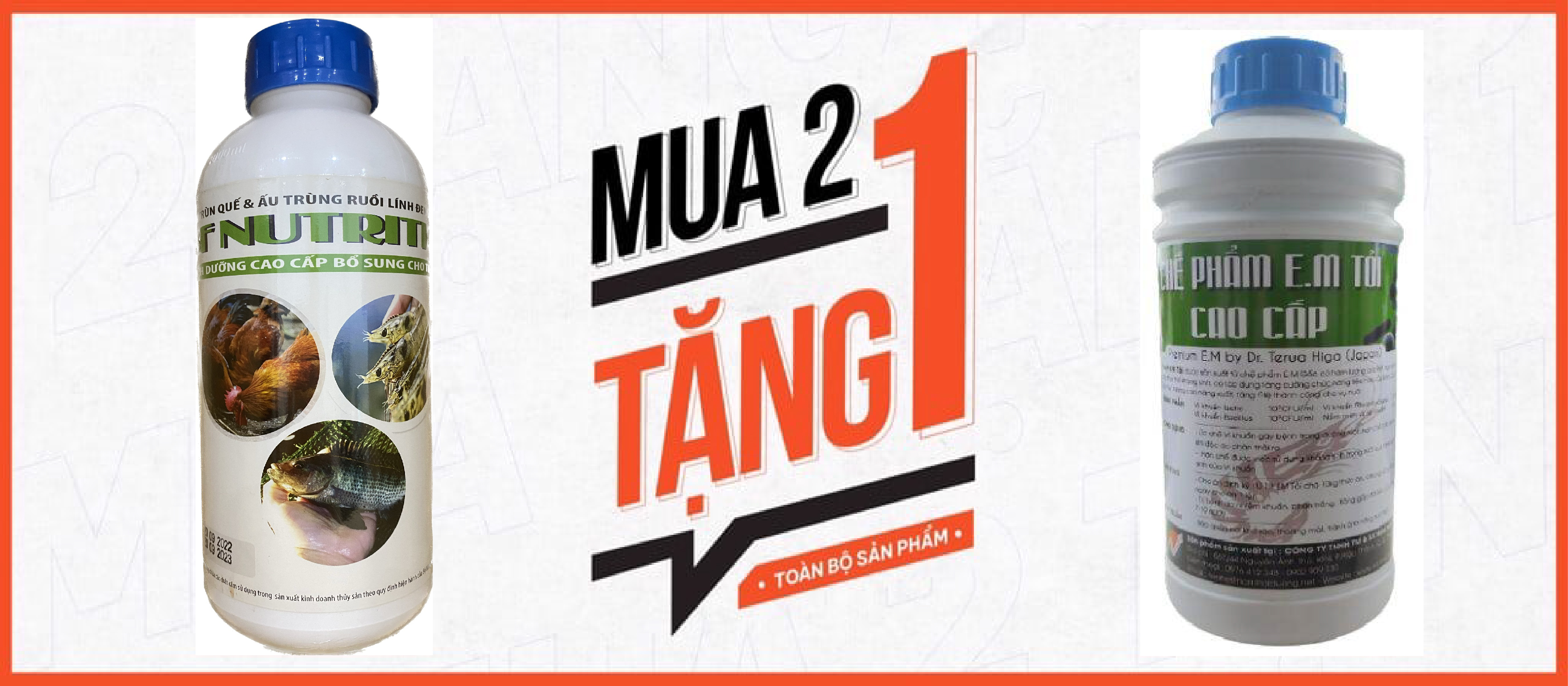 DUNG DỊCH RUỒI LÍNH ĐEN VÀ TRÙN QUẾ THỦY PHÂN - 2 CHAI 1LIT