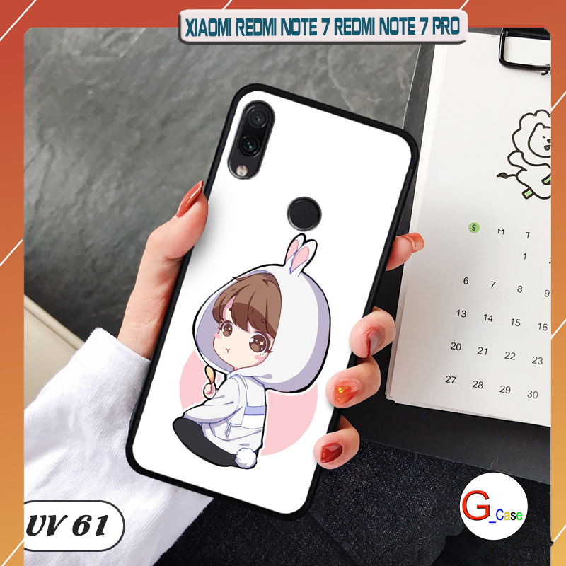 Ốp điện thoại XIAOMI REDMI NOTE 7 PRO - lưng nhám viền dẻo