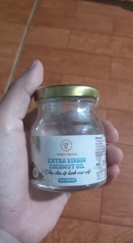 Dầu dừa ép lạnh cho da mềm mại, hết nẻ, dung tích 100ml