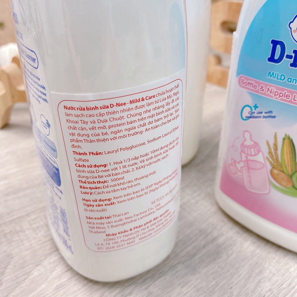 Nước rửa bình sữa Dnee (Chính hãng có tem Công ty Đại Thịnh)