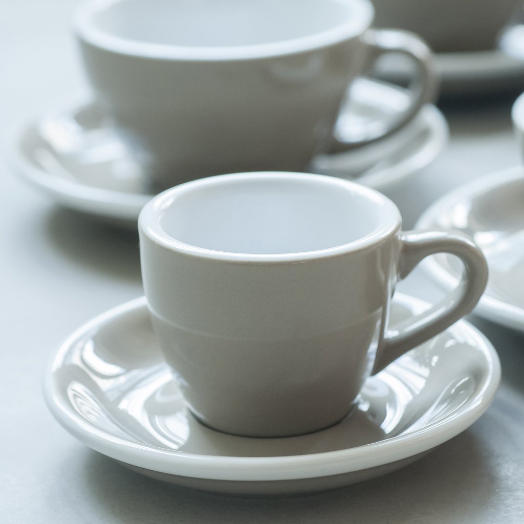 Ly Cà Phê Egg 150ml Espresso Cup & Saucer (Màu Cơ Bản) - Loveramics