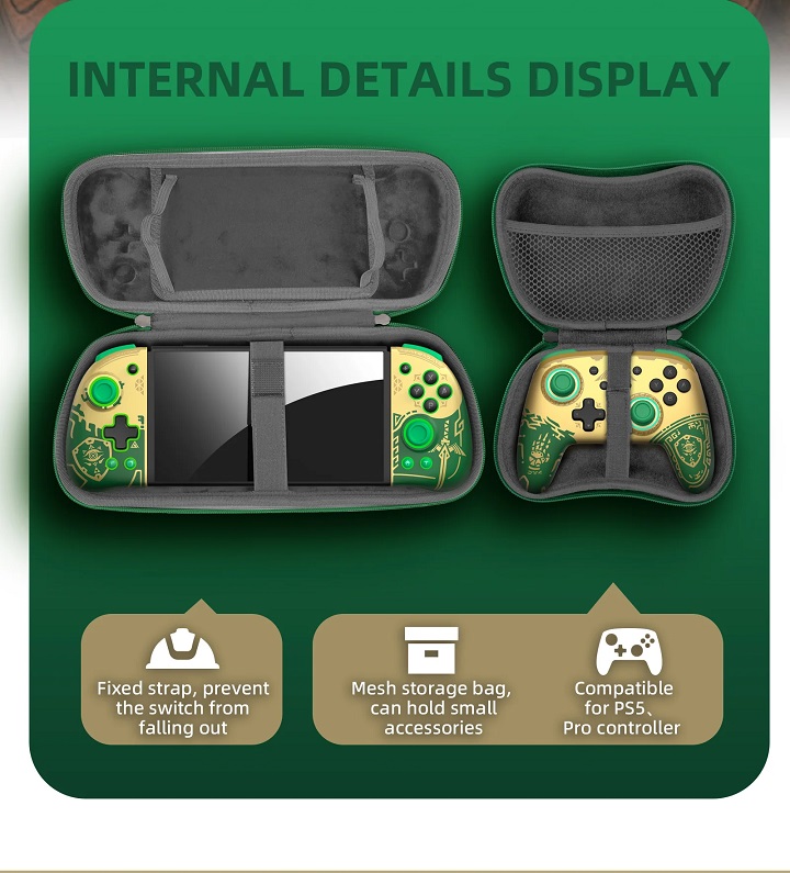 Bao đựng máy Joypad Zelda cho Nintendo Switch IINE L824
