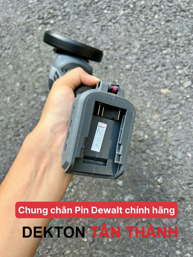 Máy cắt DEKTON D20-AG9600PRO bản 2024/ Chân pin Dewalt / Rơi máy tự tắt / Bảo hành 6 tháng