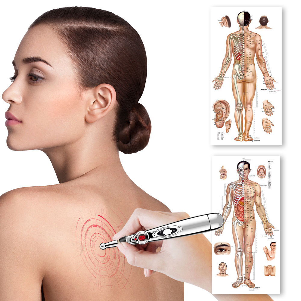 Bút châm cứu massage xung điện