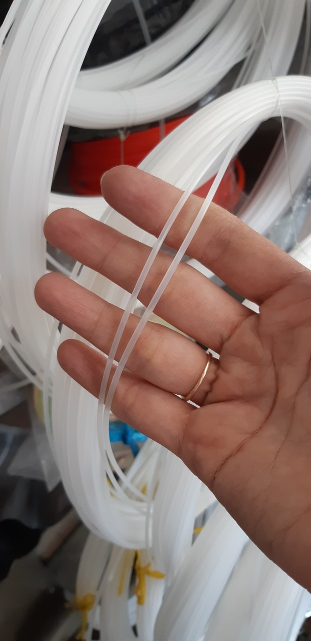 Cước cắt cỏ trắng tròn nhiều size (cuộn 400gram)