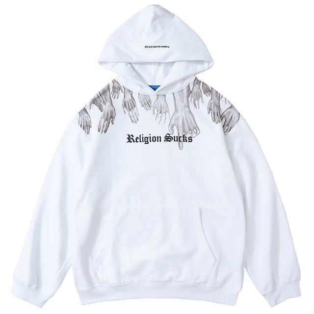 Religion sucks online hoodie