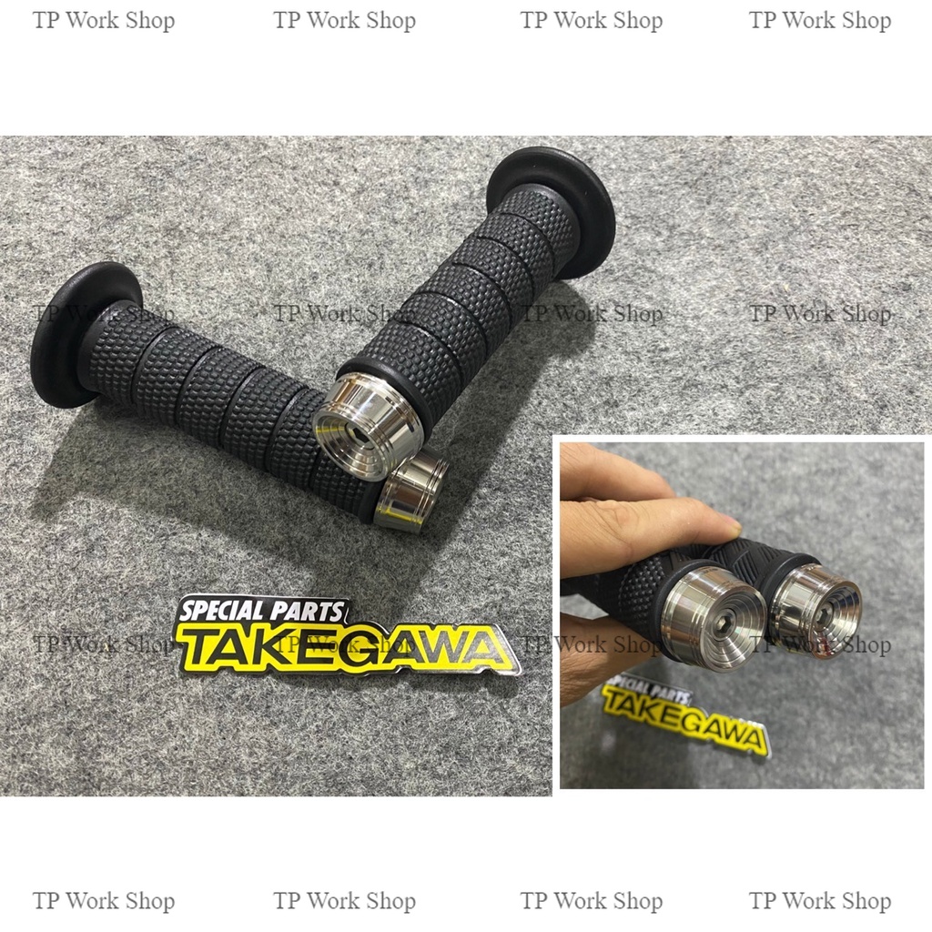 Bao tay takegawa kèm gù inox-304 nguyên khối lắp cho mọi dòng xe