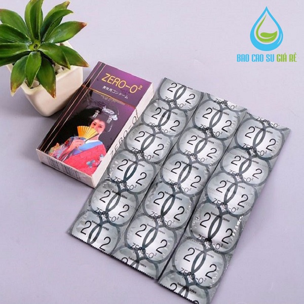 [Hcm][Buy 1 Get 1 Free] Zero O2 Condoms (12 Packs/Box) - Ultra Thin 0.02mm