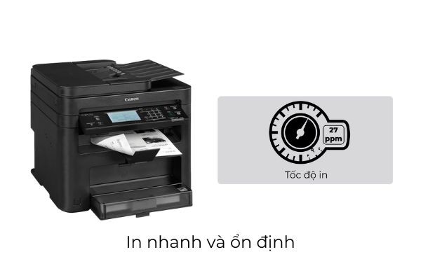 Máy in đa chức năng Canon MF249DW (In, Copy - In wifi - Scan màu - Fax)