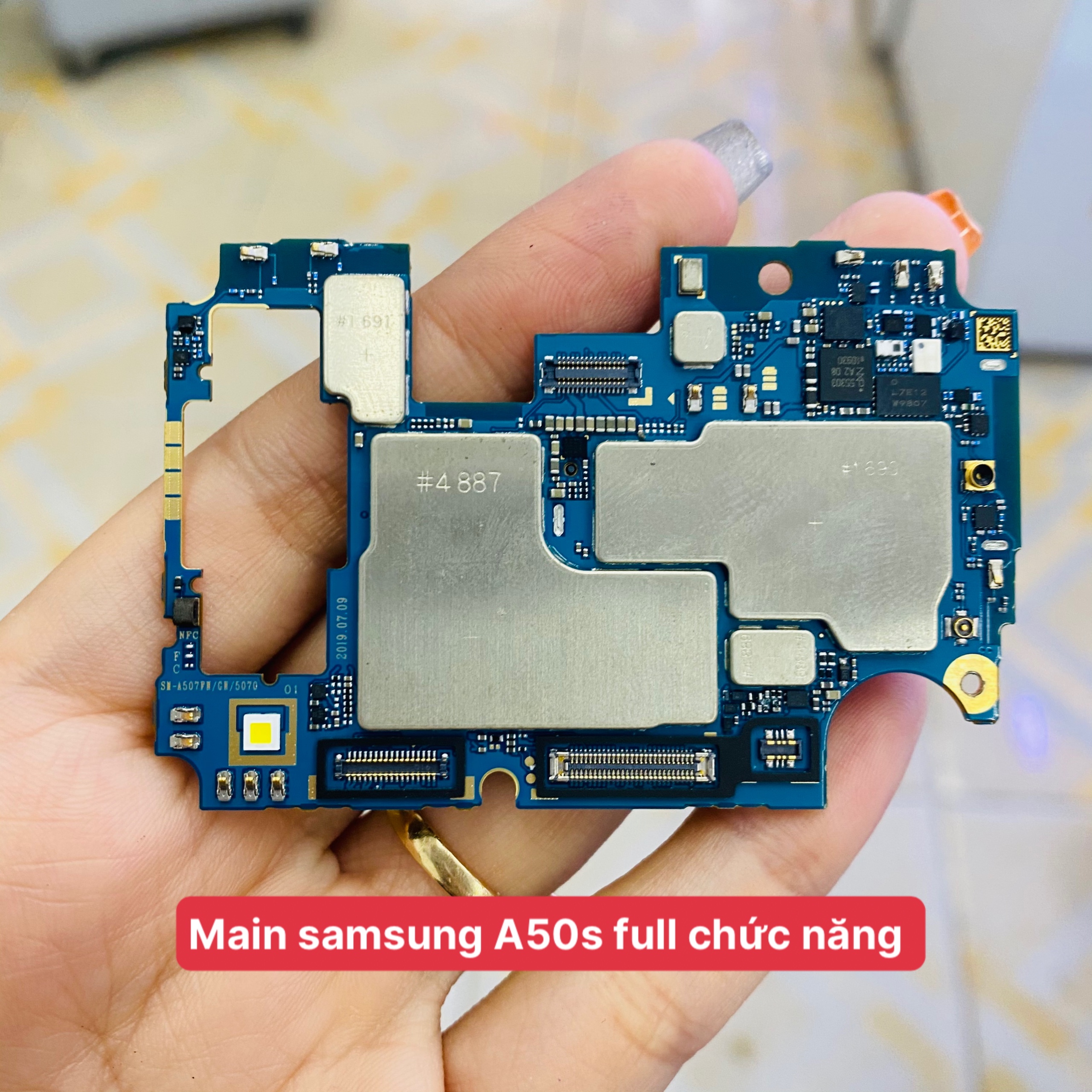 Main samsung a50s - mainboard - bo mạch chủ samsung a50s / a507f zin full bóc đã phá mật khẩu màn hình