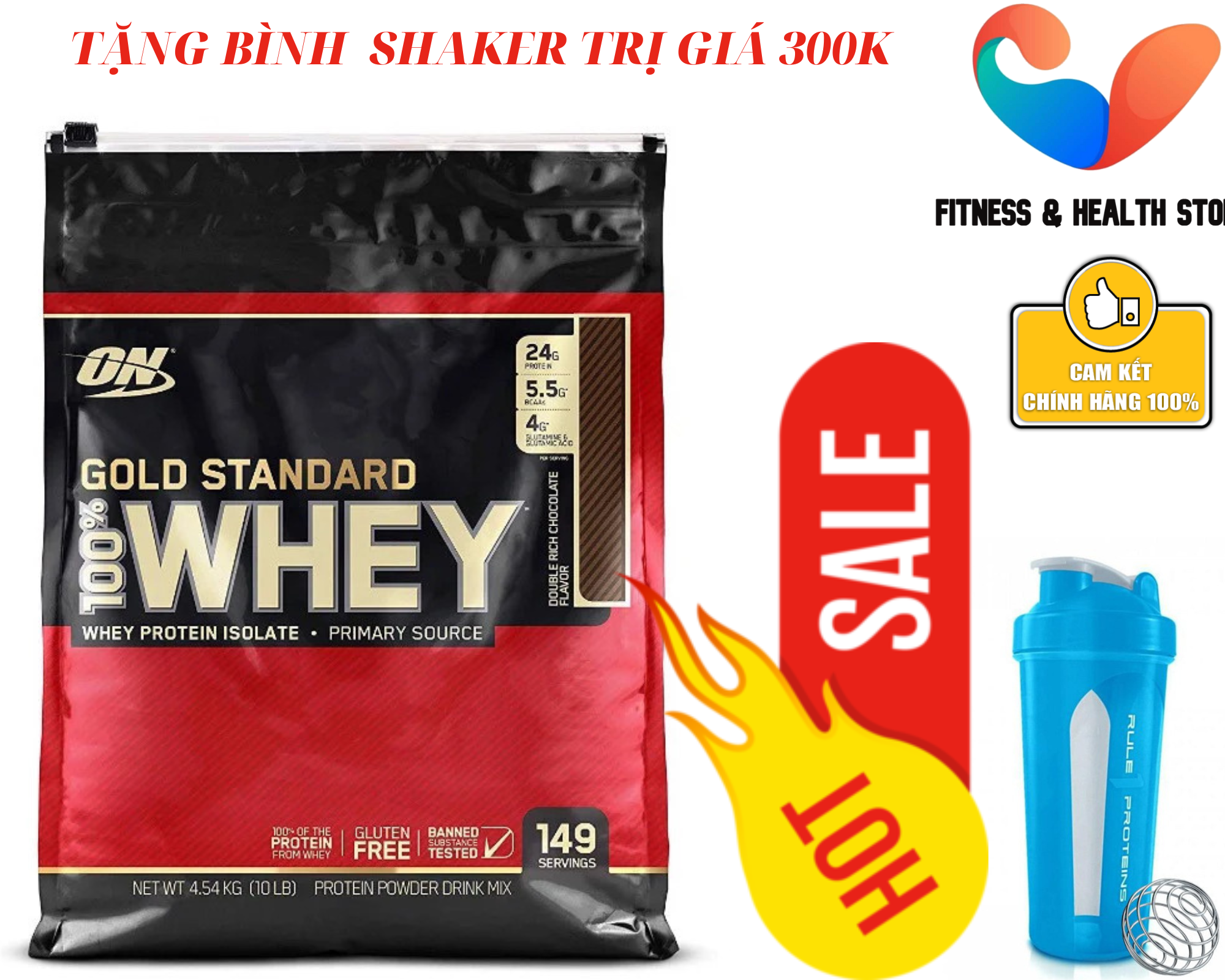 ON 100% Gold Standard Whey, 10lb