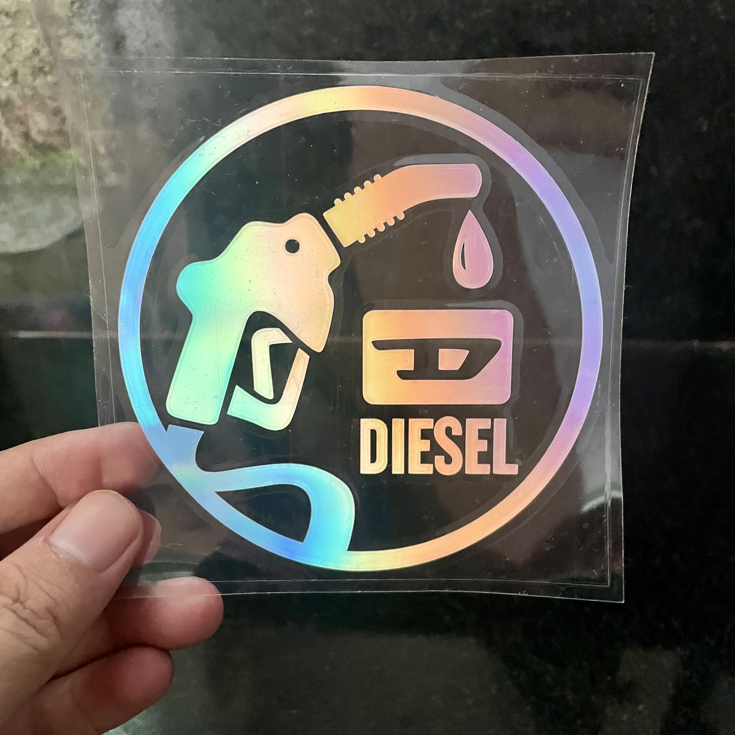 [HCM]Tem 7 màu  Diesel dán xe ô tô máy dầu