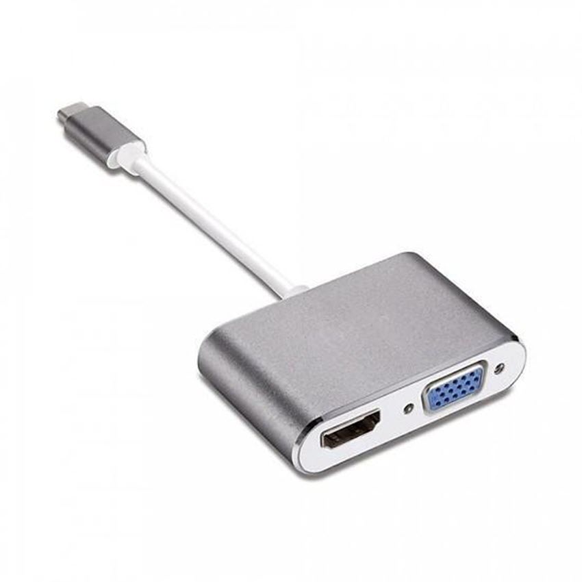 Cáp chuyển type-C ra HDMI và VGA chất lượng cao