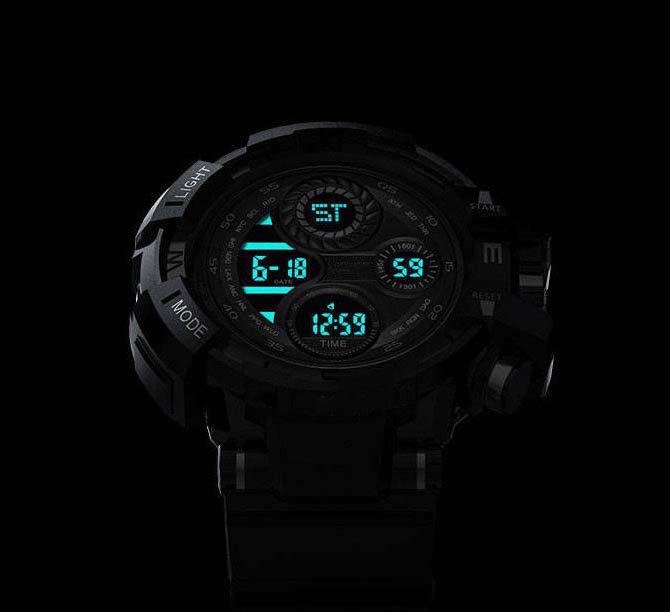 Đồng hồ điện tử nam nữ Sport S808 mẫu mới cực hot đầy đủ chức năng thể thao cá tính - mixline