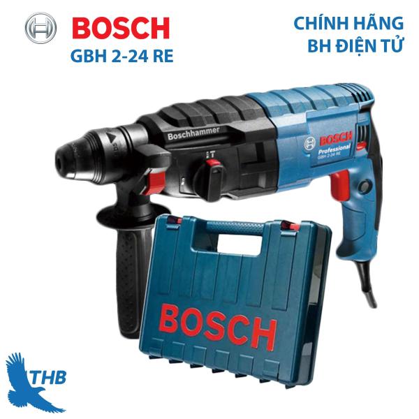 Máy khoan búa Máy khoan bê tông Máy khoan chính hãng Bosch GBH 2-24 RE bảo hành 12T (công suất 790W khoan kim loại 13mm) dùng mũi SDS Plus