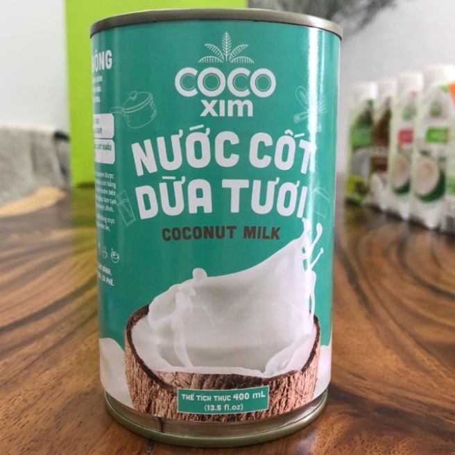 Nước cốt dừa tươi không đường coco xim 400ml