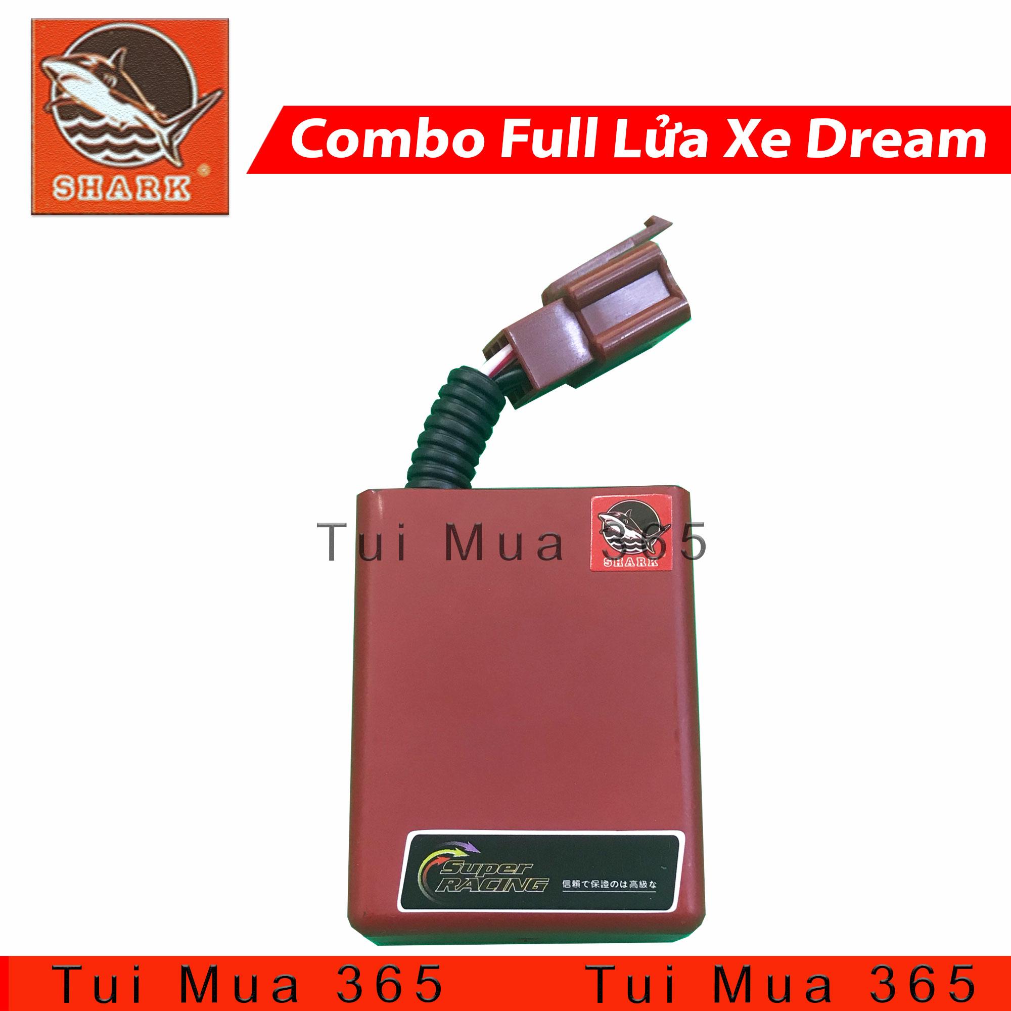 [HCM]Combo IC Shark và Mobin Sườn Faito Bugi Denso Độ Lửa Mạnh Dream Wave 100cc