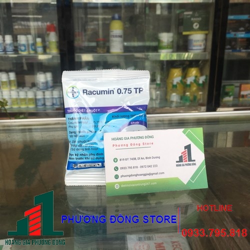 Thuốc diệt chuột dạng bột Racumin 0.75TP (gói 20g)