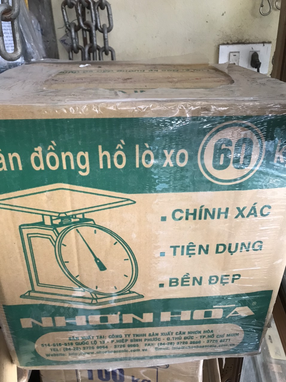 Cân đồng hồ Nhơn Hòa 60Kg