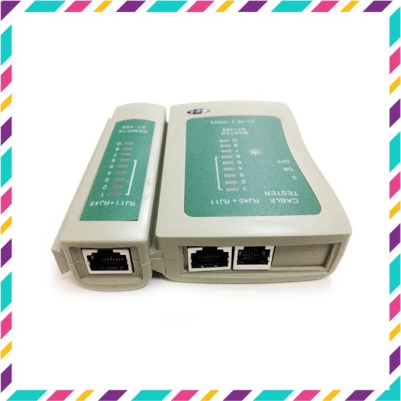 [ Sale] Combo Hộp Test dây Mạng LAN + 20 hạt mạng, đầu bấm mạng + Kìm bấm mạng bấm dây mạng LAN - Bộ kiểm tra mạng LAN loại tốt[ H3C Store ]