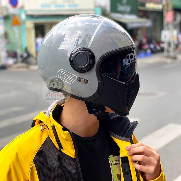 Phụ kiện KÍNH EGO E5 mũ bảo hiểm EGO E5 3/4 (kính thay thế của nón EGO E-5)