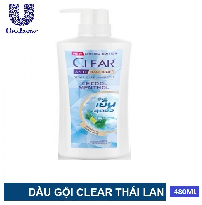 [HCM] Dầu gội clear Thái Lan  Mẫu Mới Chai 435ml/450ml/480ml