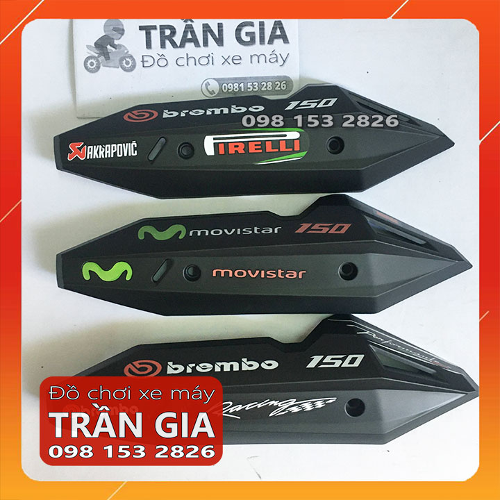 [FreeshipMAX] Ốp pô xe vario đen sơn kiểu tem thể thao, chụp che bô 2018-2019-2020-2021-2022-2023-2024