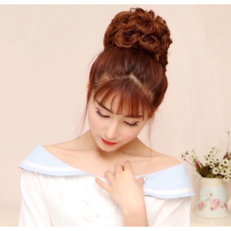 tóc giả búi cột rối