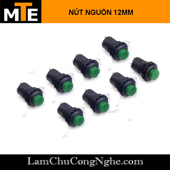 Nút nhấn giữ - nút nguồn 12mm 1.5A 250VAC
