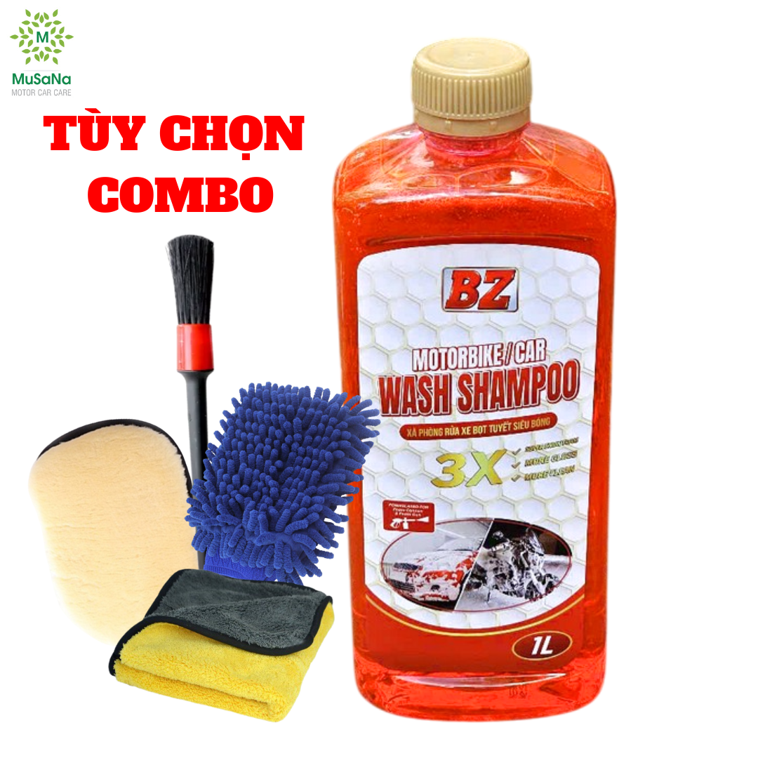 Dung Dịch Rửa Xe BZ Gloss Shampoo 1000ml (Chọn Phân Loại)