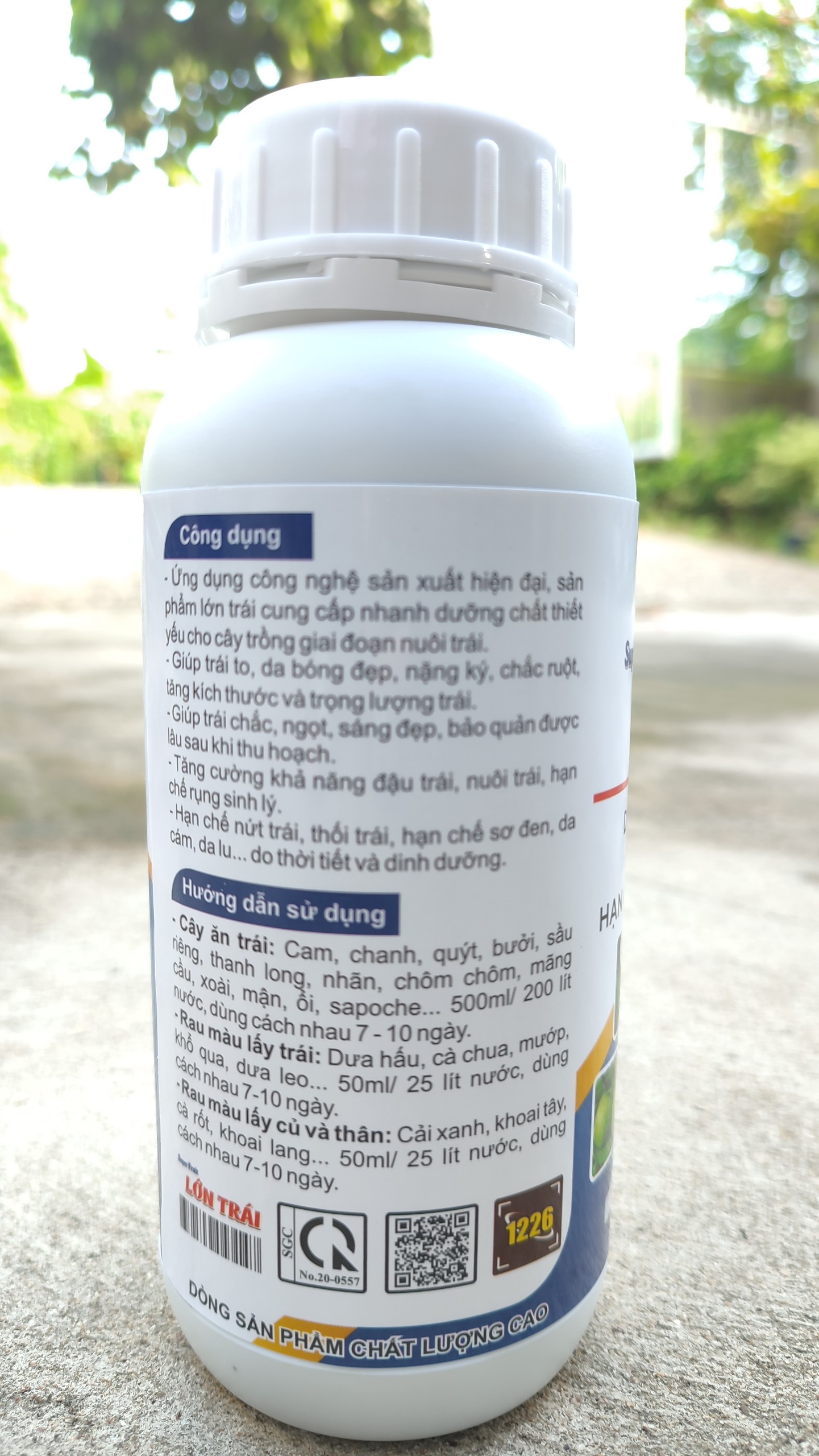 SUPER FRUIT LỚN TRÁI, DƯỠNG TRÁI 500ML