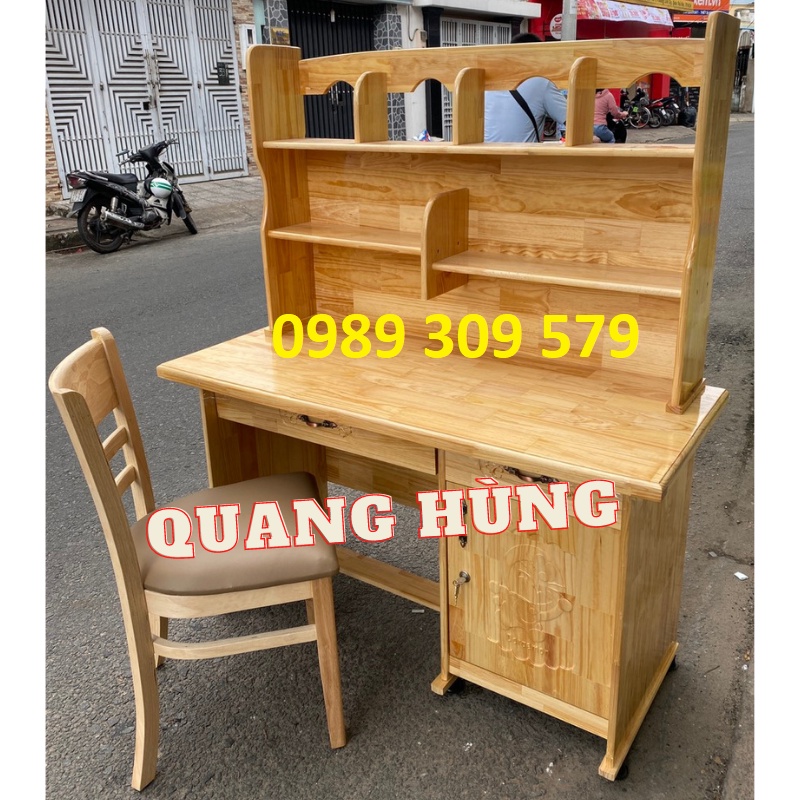 Bàn Học Sinh Gỗ Thông Tự Nhiên Cao Cấp