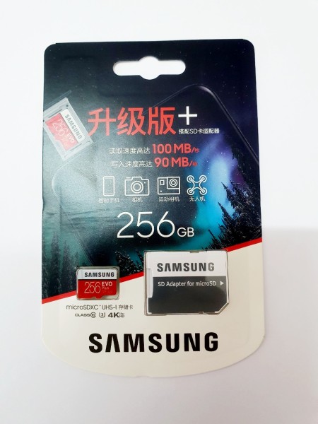 Thẻ nhớ MicroSDXC Samsung EVO Plus 4K 256GB 100MB/s (New 2020)