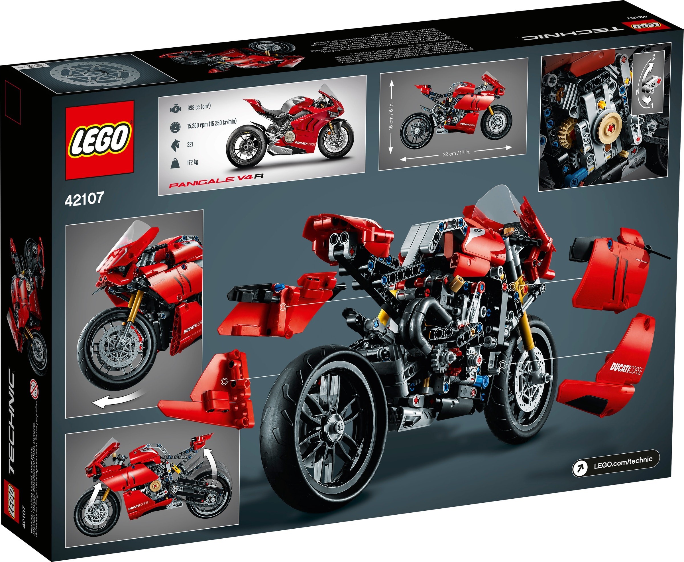 42107 LEGO Technic Ducati Panigale V4 R - Siêu xe Ducati